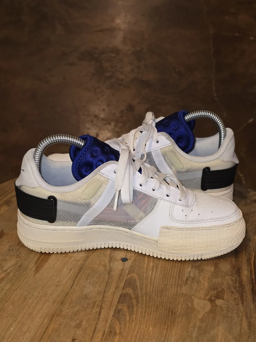 Nike Air Force 1 Low Drop Type GS Summit White Youth 4.5Y BQ4793-100
